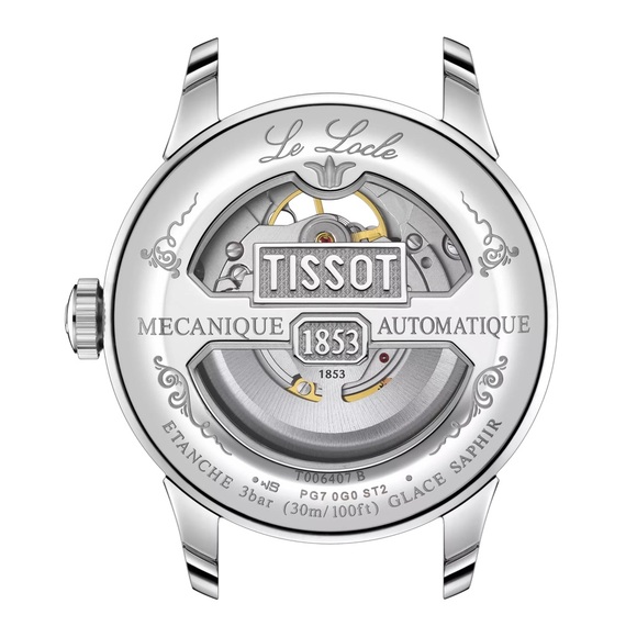 Tissot Silver Roman Numeral Watch - Picture 3 of 10